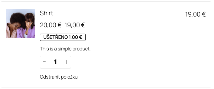 Auto Price in cart