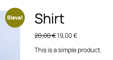 Auto Price on product page